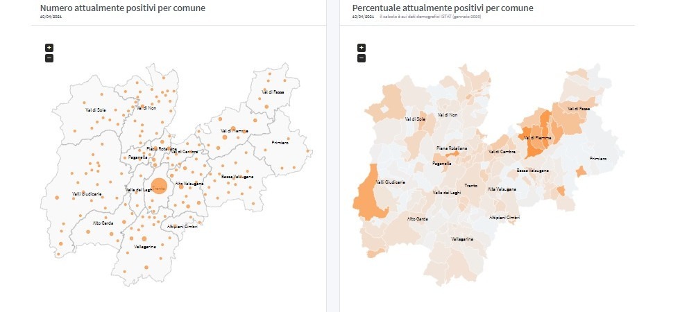 Coronavirus in Trentino, 4 Comuni diventano Covid-free